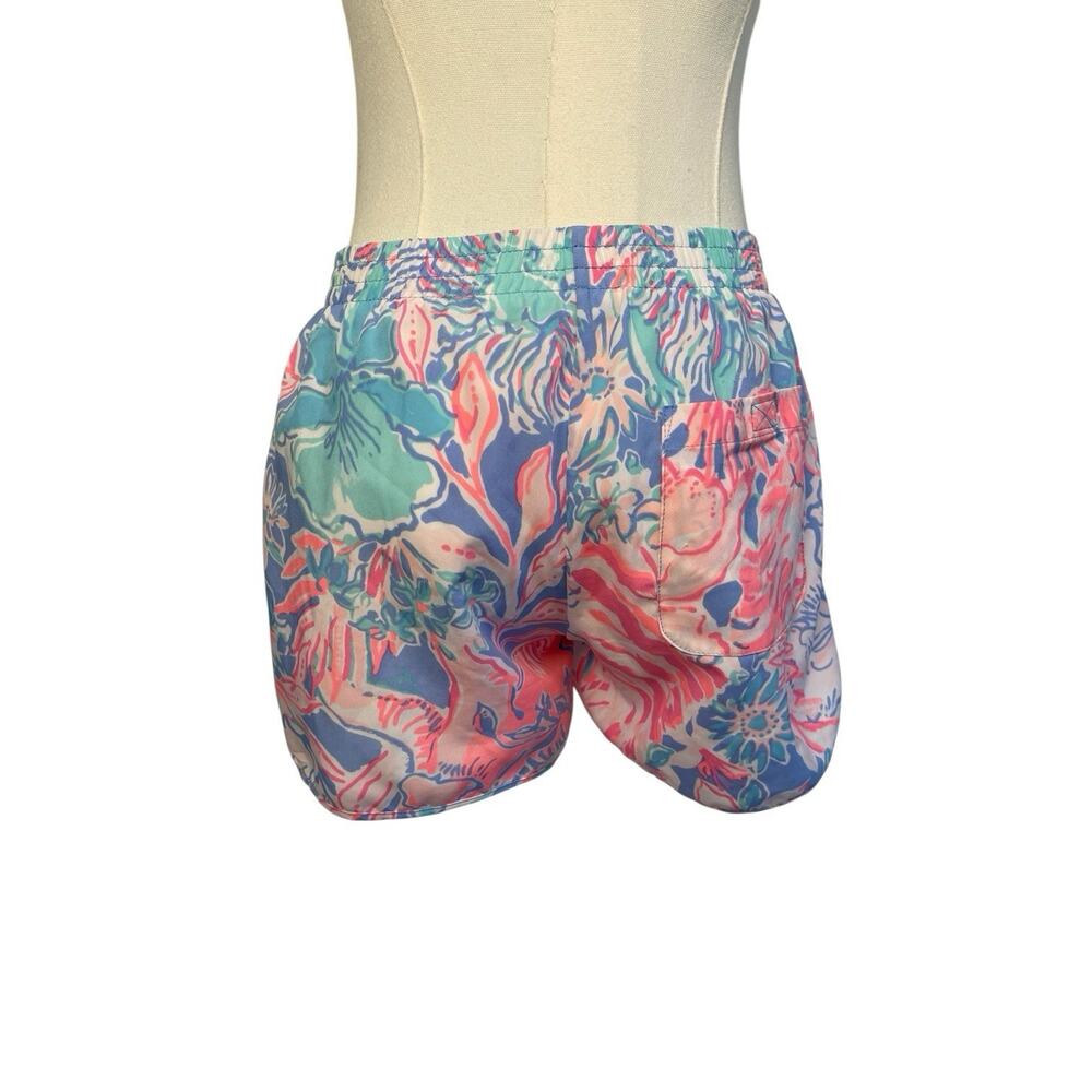 Lilly Pulitzer Luxletic Shorts Womens Extra Small Pink Lined Lightweight Workout - Picture 7 of 9